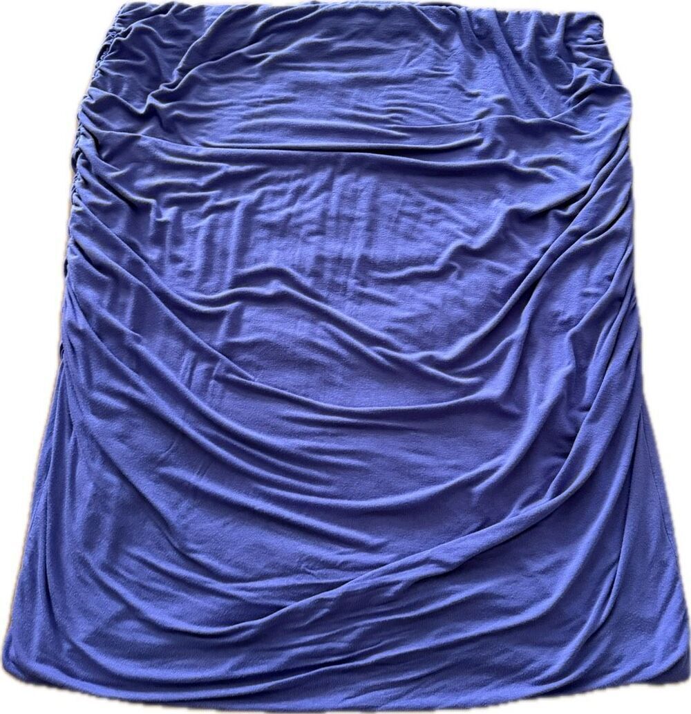 Hal Rubenstein Ruched Purple Skirt Women’s Size 2XL